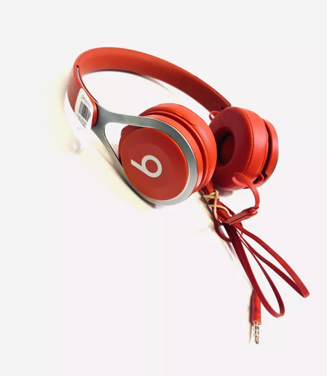 SŁUCHAWKI NAUSZNE APPLE BEATS CZERWONE PRZEWODOWE