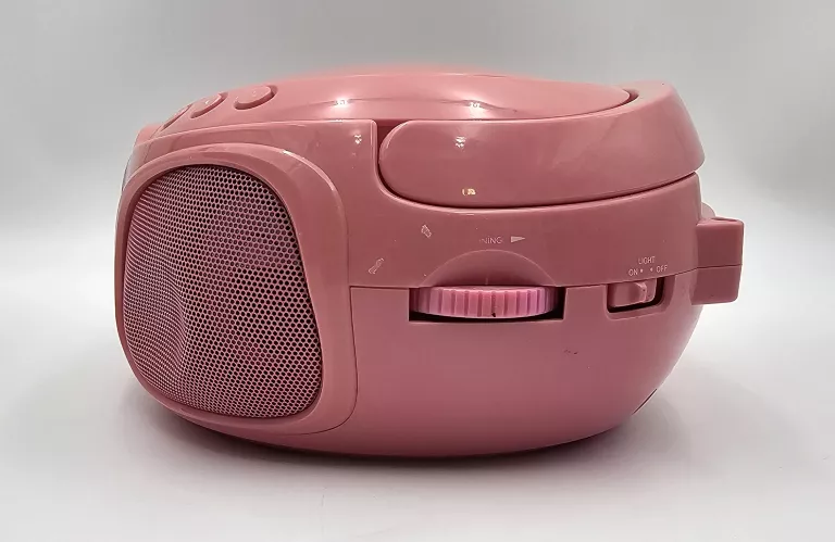 AUNA BOOMBOX WITH CD/MP3/BT RADIO PINK + KABEL ZASILAJACY