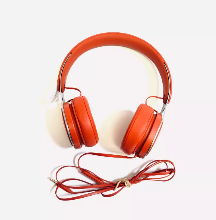 SŁUCHAWKI NAUSZNE APPLE BEATS CZERWONE PRZEWODOWE
