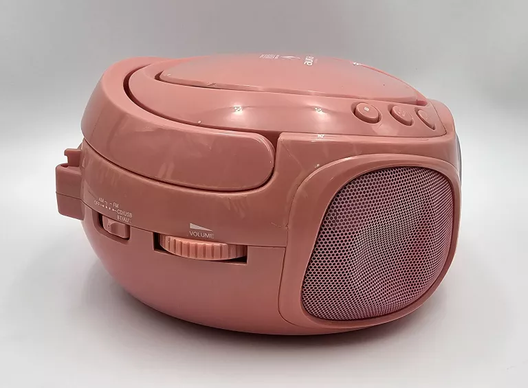 AUNA BOOMBOX WITH CD/MP3/BT RADIO PINK + KABEL ZASILAJACY