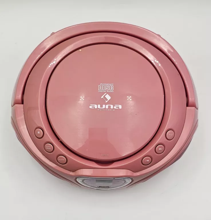 AUNA BOOMBOX WITH CD/MP3/BT RADIO PINK + KABEL ZASILAJACY