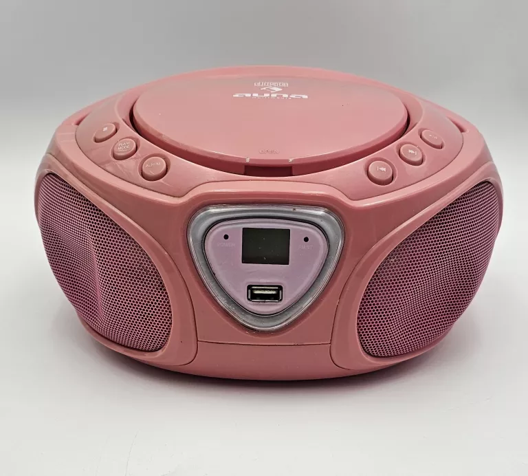 AUNA BOOMBOX WITH CD/MP3/BT RADIO PINK + KABEL ZASILAJACY