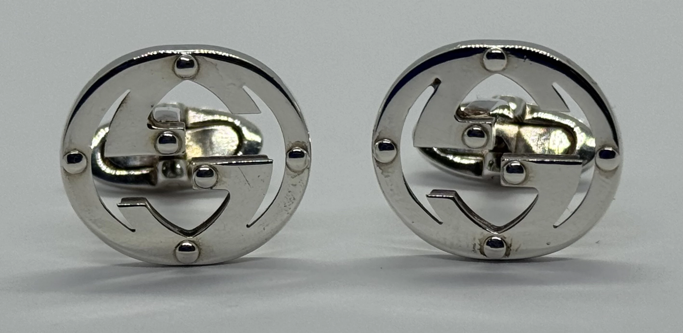 spinki-do-mankietow-srebrne-gucci-100-oryginal-warszawska-115bminsk-mazowiecki