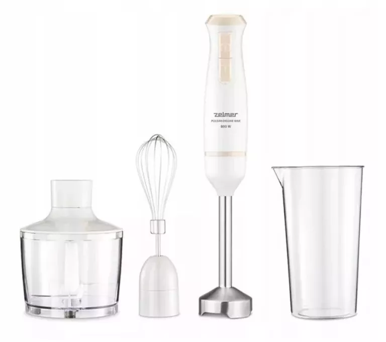 BLENDER RĘCZNY ZELMER ZESTAW 800W BIAŁY 800 W BIAŁY ZHB4562I