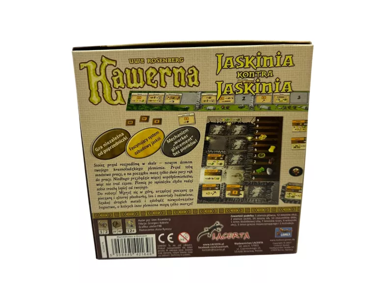 GRA PLANSZOWA KAWERNA JASKINIA KONTRA JASKINIA