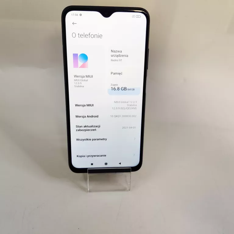 TELEFON XIAOMI REDMI 9T 4/64GB