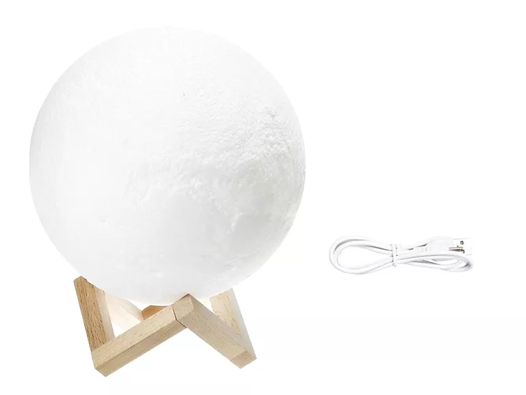 LAMPKA NOCNA ŚWIECĄCY KSIĘŻYC 3D MOON LIGHT
