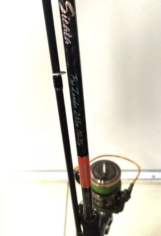 WĘDKA MISTRALL SICATA PRO ZANDER 2,65M Z KOŁOWROTKIEM MIRACLE FISH MG50