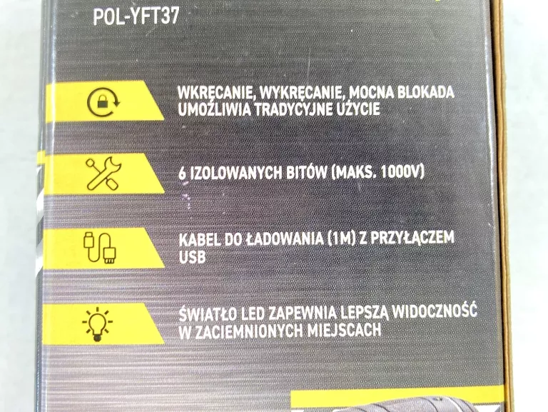 WKRĘTAK AKUMULATOROWY TECHLINER POL-YFT37 4V