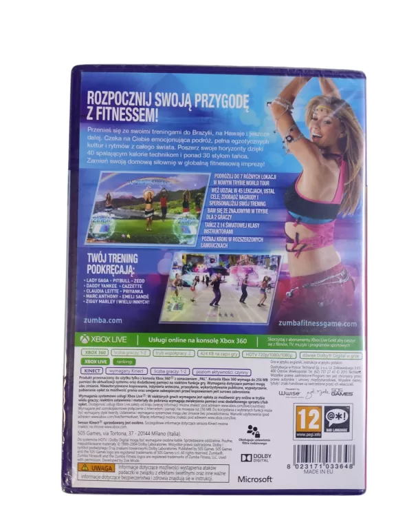 GRA X360 - ZUMBA FITNES WORLD PARTY
