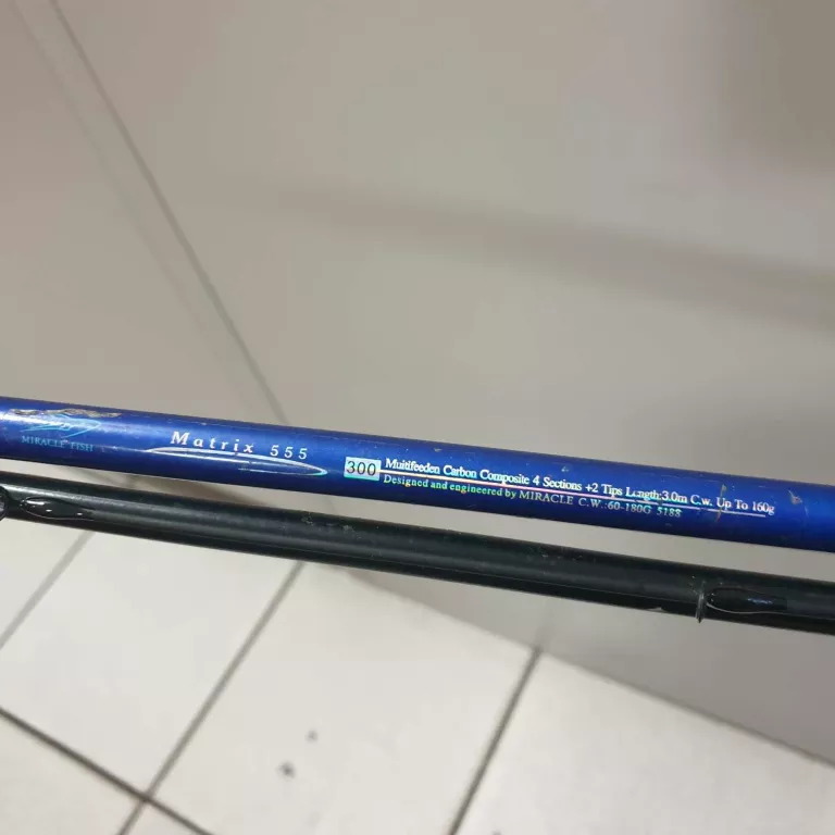 WĘDKA MIRACLE FISH MATRIX 555 + KOŁOWROTEK NAR300