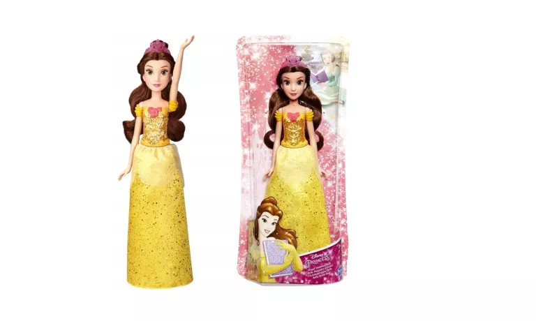 LALKA DISNEY KSIĘŻNICZKI HASBRO DISNEY PRINCESS BROKATOWA BELLE 27 CM
