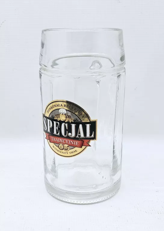 SZKLANY KUFEL NA PIWO ,,SPECIAL''