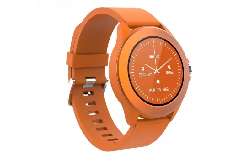 SMARTWATCH Z POMIAREM KATYWNOŚCI  POMARAŃCZOWY