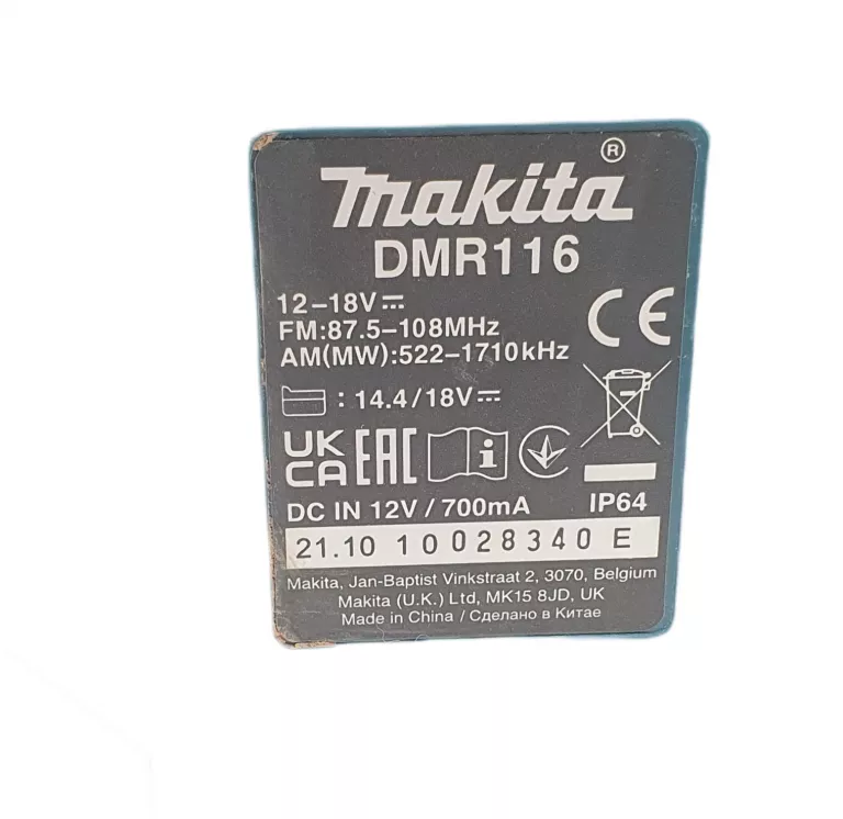 RADIO BUDOWLANE MAKITA DMR 116