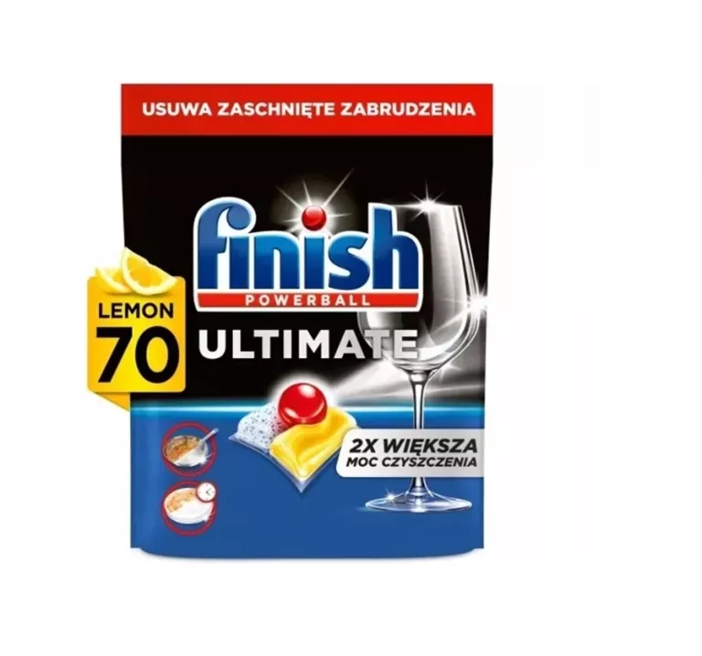 KAPSUŁKI DO ZMYWARKI FINISH ULTIMATE ALL IN ONE 70 SZT