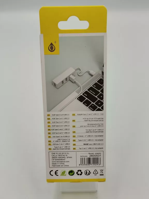 HUB USB 4 IN 1 TYP C NA 4 USB