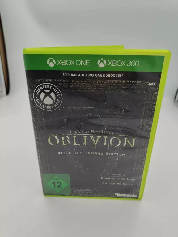 ONE XBOX 360 THE ELDER SCROLLS 4 OBLIVION