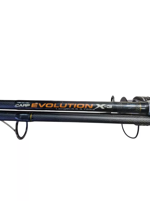 WĘDKA KARPIOWA TRÓJSKŁADOWA EVOLUTION X-3 3.6LBS KOŁOWROTEKENPORCER CR 600