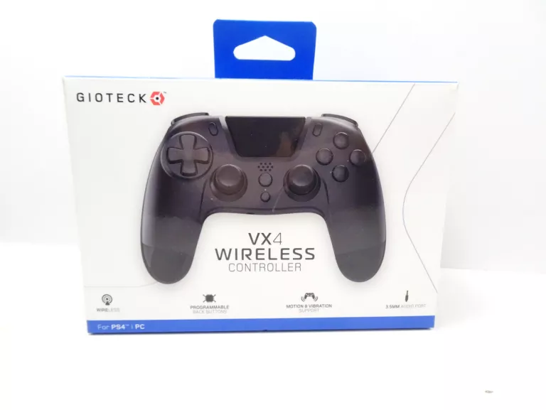 KONTROLER GIOTECK VX4 WIRED CONTROLLER CZARNY DO PS4/PC