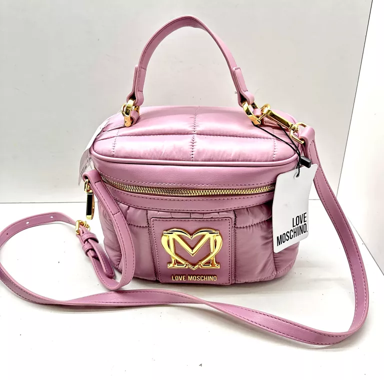 TOREBKA LOVE MOSCHINO BRSA NYLON +PU LILLA