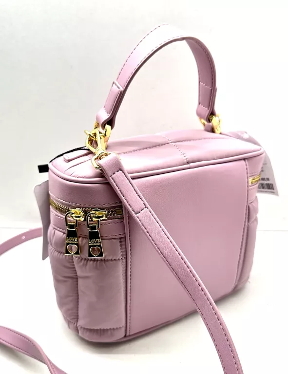 TOREBKA LOVE MOSCHINO BRSA NYLON +PU LILLA