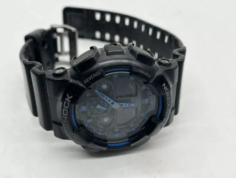 CASIO G-SHOCK GA-100 NIEBIESKO CZARNY