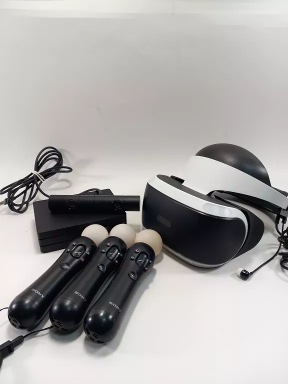 OKULARY PS4 VR + KAMERA + 3X MOVE + STACJA