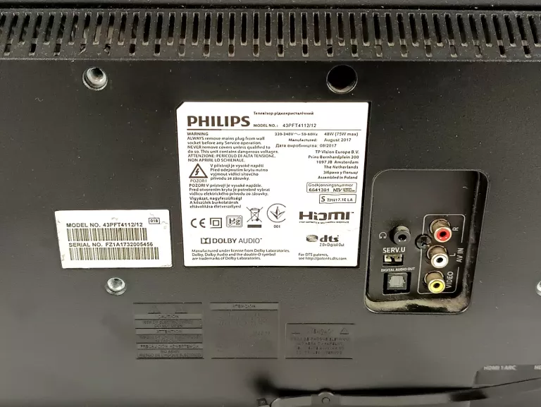 TELEWIZOR PHILIPS 43PFT4112/12
