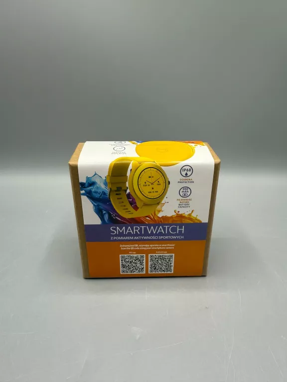 ZEGAREK SMARTWATCH FOREVER COLORUM CW-300 ŻÓŁTY JAK NOWY!