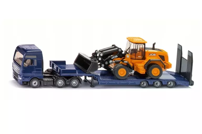 SIKU SUPER 1790 CIĘŻARÓWKA MAN TGX XXL Z ŁADOWARKĄ JCB