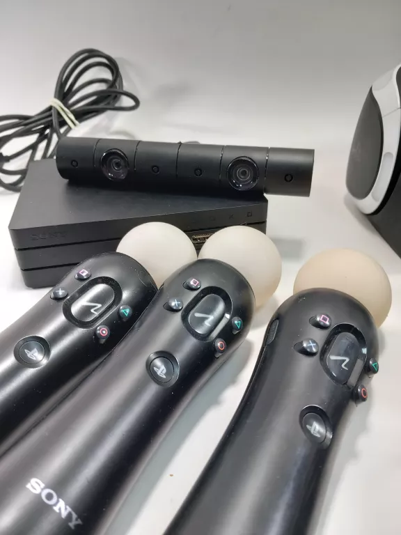 OKULARY PS4 VR + KAMERA + 3X MOVE + STACJA