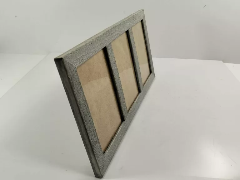 DREWANIANA RAMKA NA TRZY ZDJĘCIA 10X15
