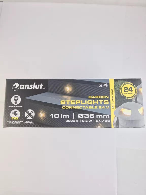 LAMPKI TARASOWE ANSLUT 4 SZT. 24 V O36 MM 4X10 LM 7330571582364