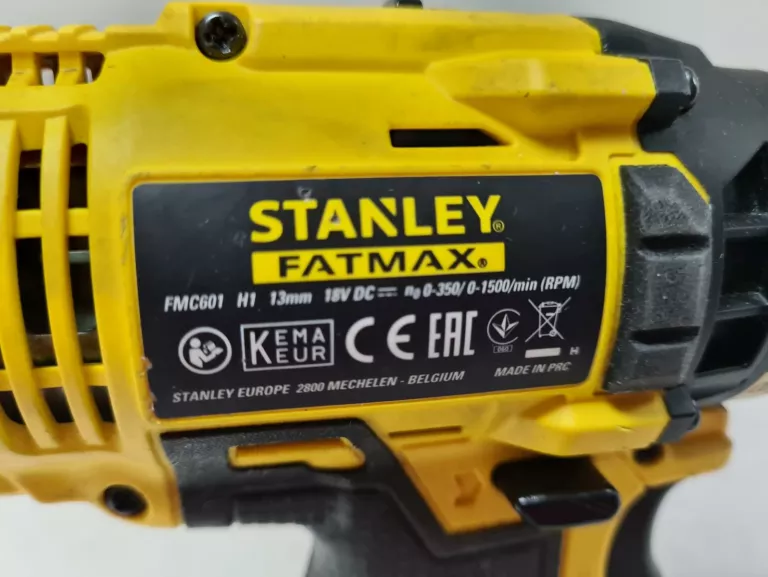 WKRĘTARKA STANLEY FATMAX FMC601 H1 + ŁADOWARKA I POKROWIEC