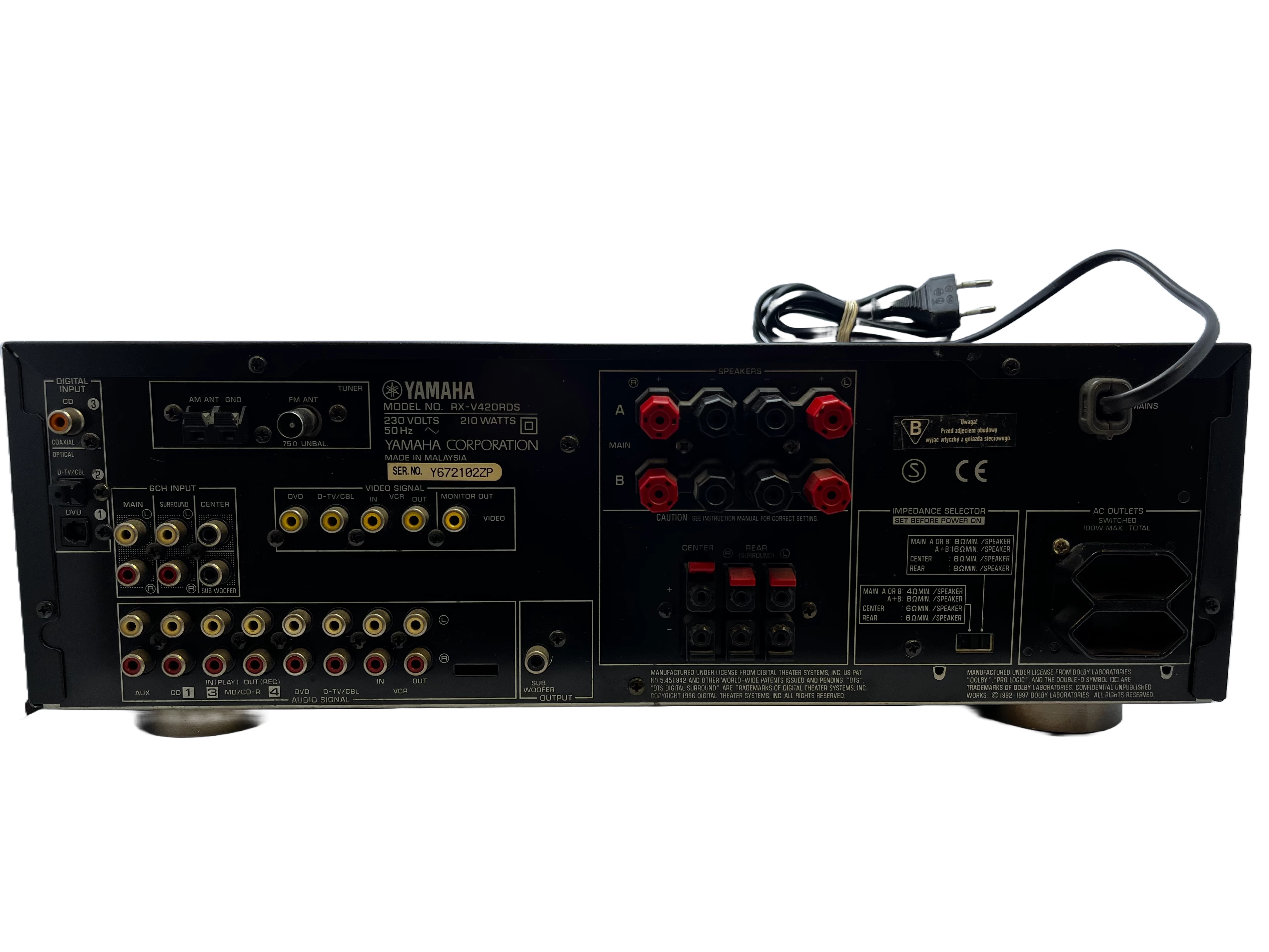 amplituner-yamaha-rx-v420-rds-51-uszkodzony-komunikacja-207994-2