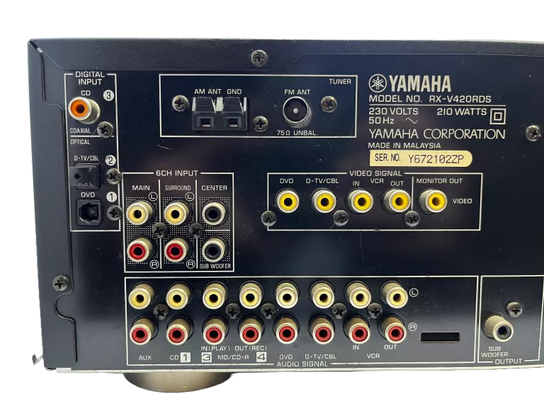 AMPLITUNER YAMAHA RX-V420 RDS 5.1 - USZKODZONY