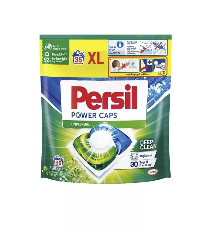 PERSIL POWER CAPS UNIVERSAL SKONCENTROWANY ŚRODEK DO PRANIA 490 G 35 SZT.