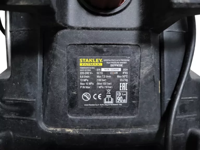 MYJKA CIŚNIENIOWA STANLEY FATMAX SXFPW25 150BAR 2500W