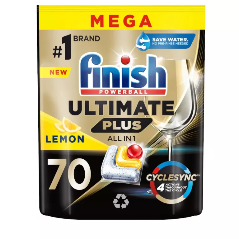 FINISH ULTIMATE PLUS KAPSUŁKI DO ZMYWARKI ALL IN 1 LEMON 70 SZTUK 59082520