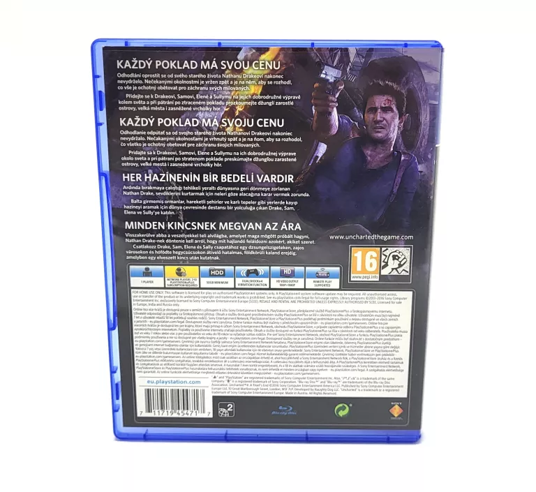 GRA NA PS4 UNCHARTED KRES ZŁODZIEJA