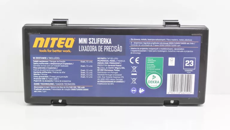 MINI SZLIFIERKA NITEO AKUMULATOROWA 3,6V 700MAH