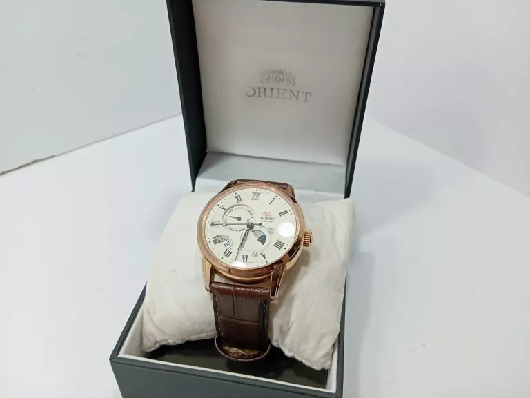 ZEGAREK MĘSKI ORIENT CLASSIC SUN & MOON RA-AK0007S10B + BOX