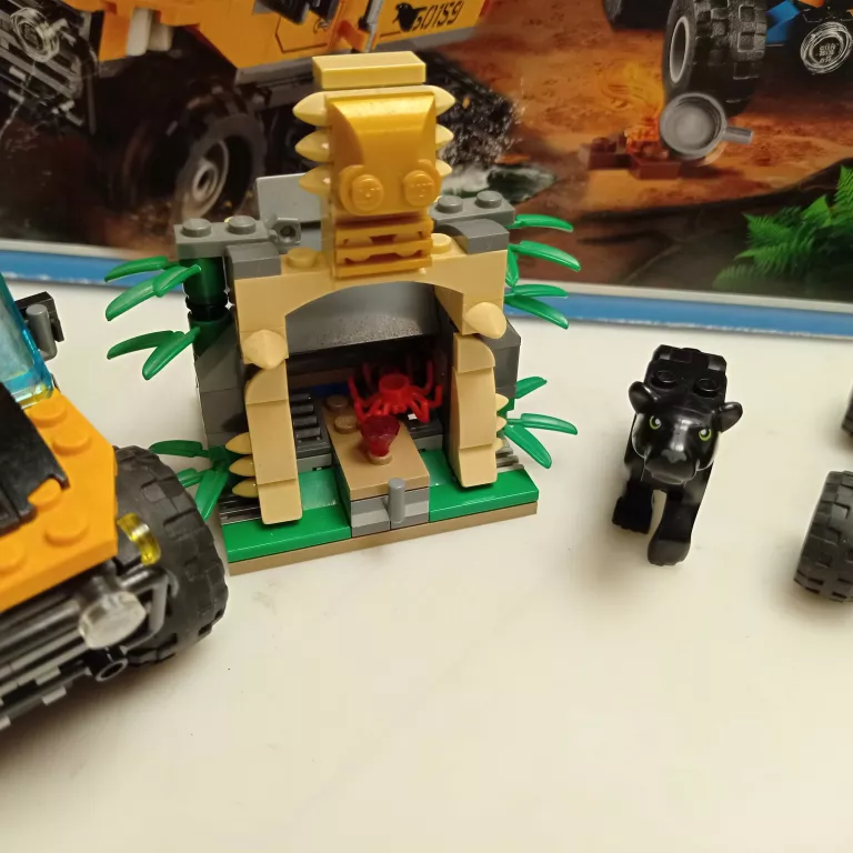 LEGO 60159 CITY JUNGLE EXPLORERS MISJA PÓŁGĄSIENICOWEJ TERENÓWKI