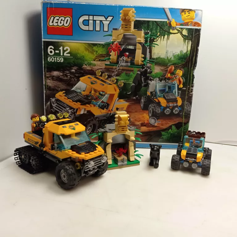 LEGO 60159 CITY JUNGLE EXPLORERS MISJA PÓŁGĄSIENICOWEJ TERENÓWKI