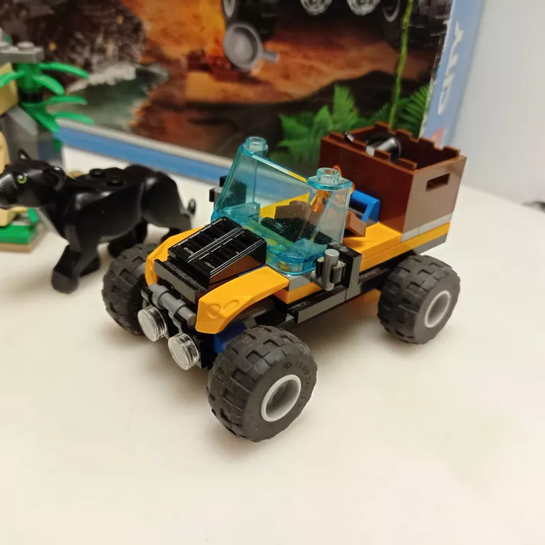 LEGO 60159 CITY JUNGLE EXPLORERS MISJA PÓŁGĄSIENICOWEJ TERENÓWKI