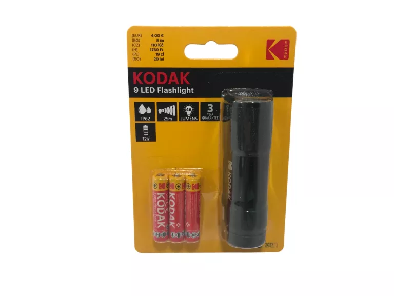 LATARKA KODAK + 3 BATERIE