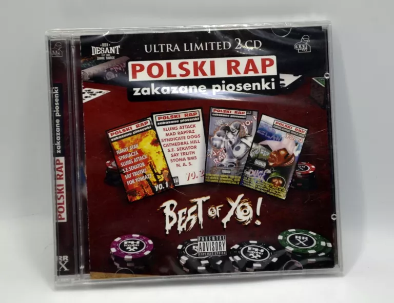 POLSKI RAP ZAKAZANE PIOSENKI PŁYTA CD
