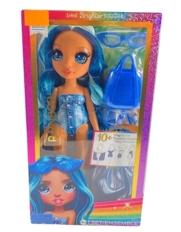 LALKA RAINBOW HIGH SWIM FASHION SKYLER BRADSHAW STRÓJ KĄPIELOWY