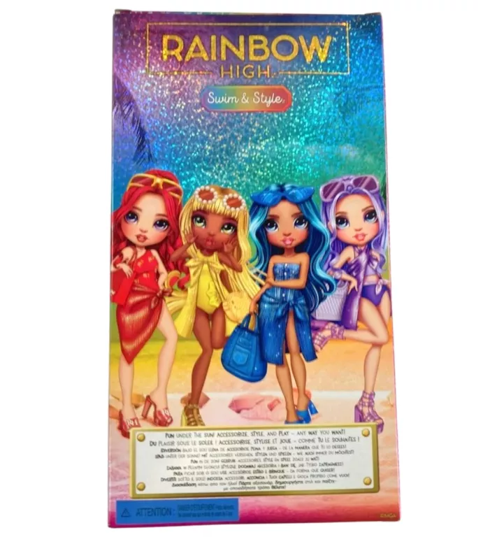 LALKA RAINBOW HIGH SWIM FASHION SKYLER BRADSHAW STRÓJ KĄPIELOWY